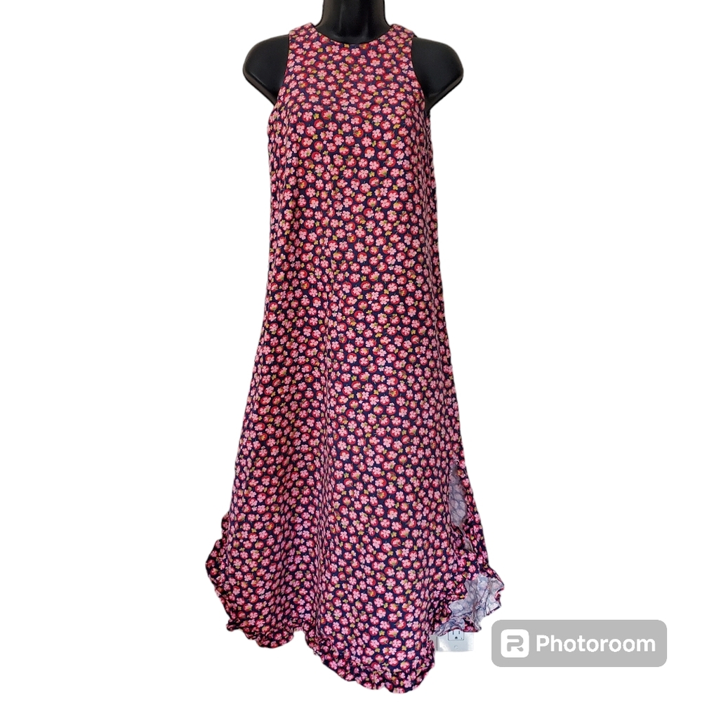 Vintage 70s Midi mod flower dress
